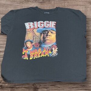 Notorious BIG Black Biggie Graphic T-Shirt Size 3XL